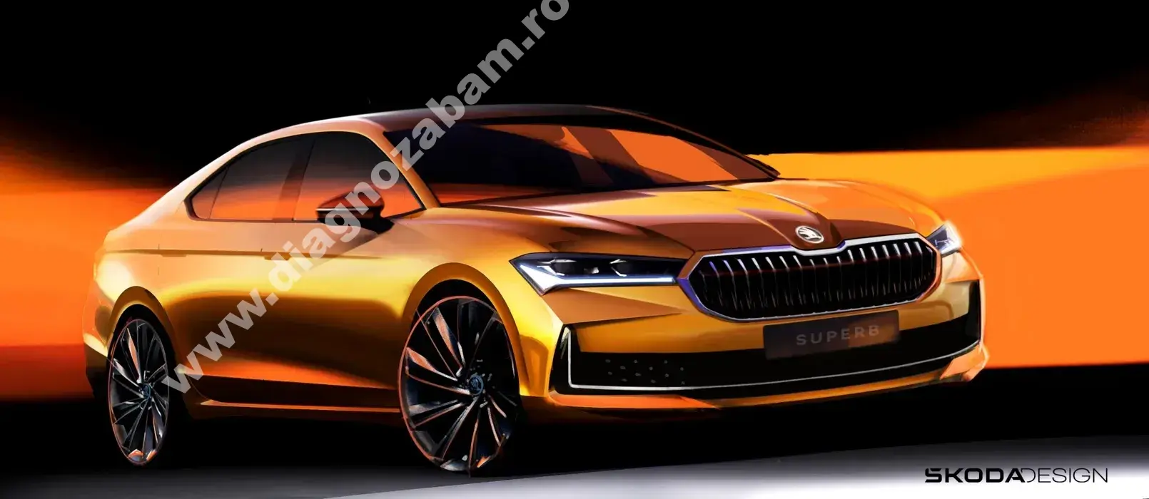 Skoda a publicat primele schițe cu noua generație Skoda Superb înainte de debutul oficial Skoda a publicat primele schițe cu noua generație Skoda Superb înainte de debutul oficial