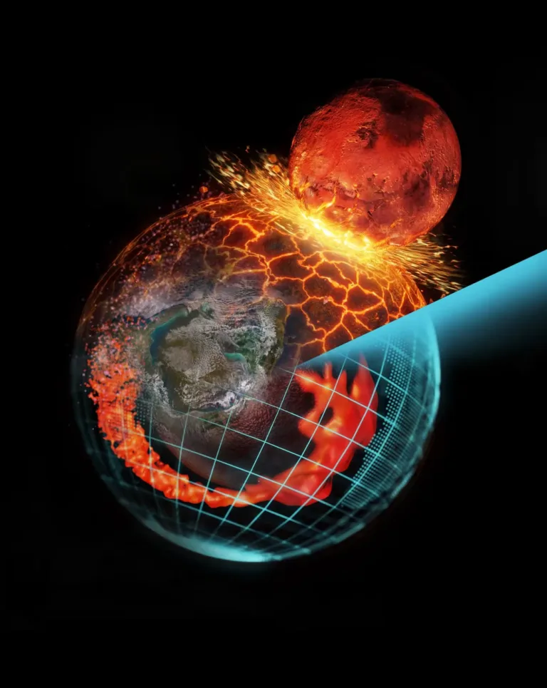 Acum 4.5 miliarde de ani, o altă planetă s-a ciocnit cu Pământul. Am putea să fi găsit rămășițele ei.