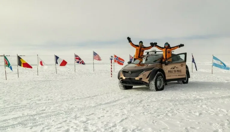 expeditie remarcabila nissan ariya parcurge 30000 de kilometri de la polul nord la polul sud demonstrand fiabilitatea sa mfrh original