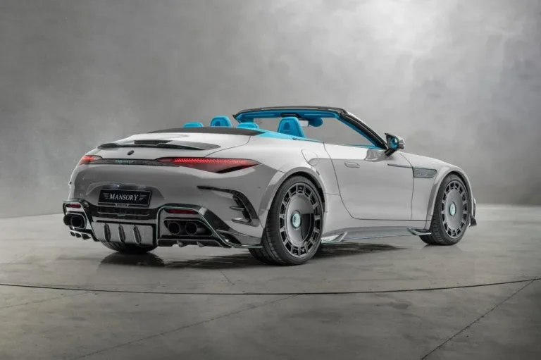 mansory imbunatateste mercedes amg sl 63 850 cp si un interior albastru personalizat mfrh original