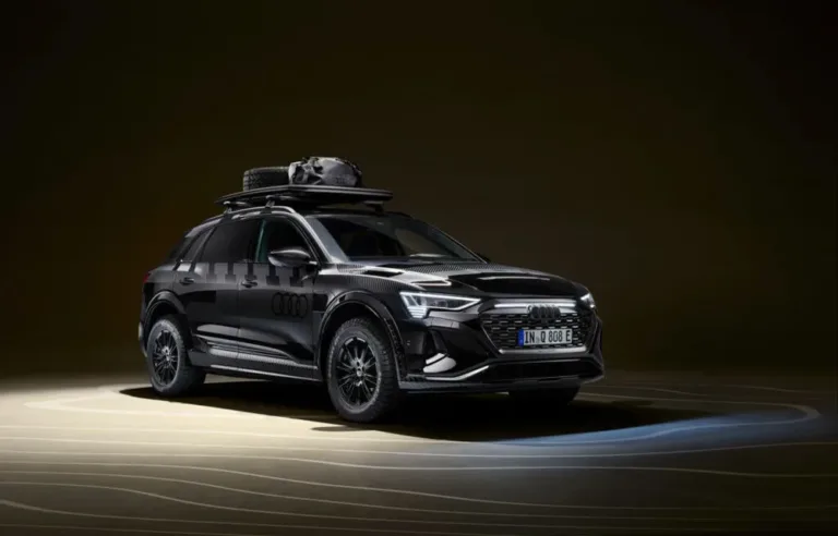 audi adauga un element off road la familie noul audi q8 e tron edition dakar cu garda la sol crescuta si eticheta de pret de 120000 de euro mfrh original