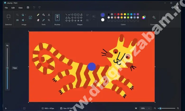 microsoft lanseaza noua versiune de paint adaugarea layers si pensule imbunatatite mfrh original