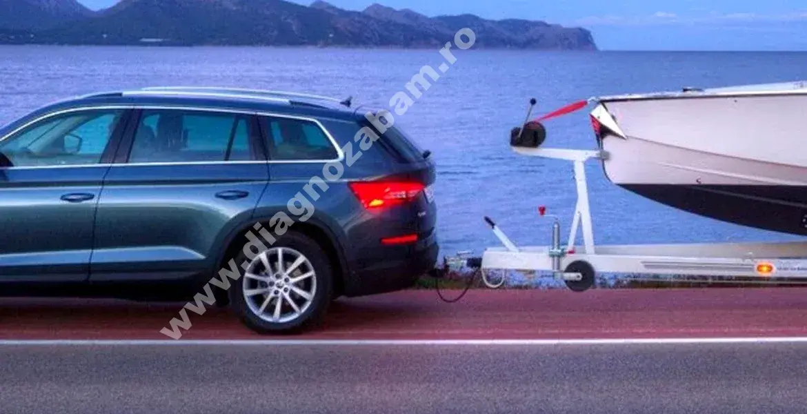 ai voie cu o remorca pe autostrada