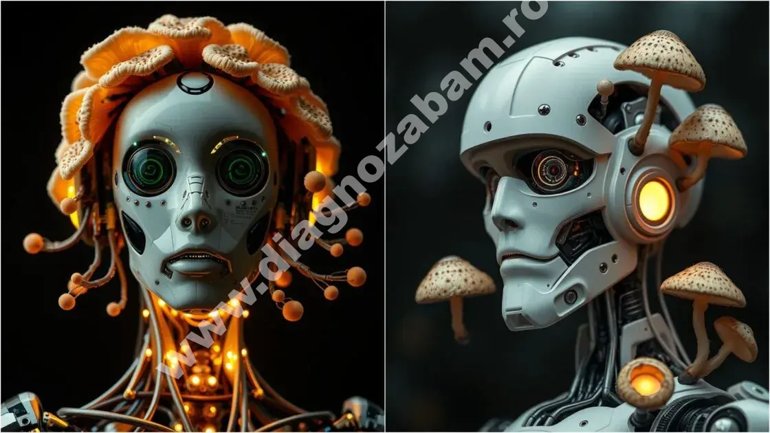 roboti biohibrizi controlati de ciuperci inovatie tehnologica bazata pe miceliu mfrh original