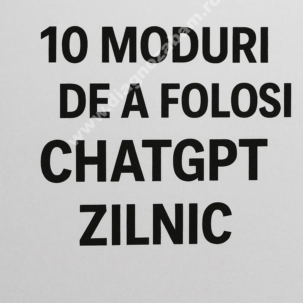 10 moduri de a folosi ChatGPT zilnic 10 moduri de a folosi ChatGPT zilnic