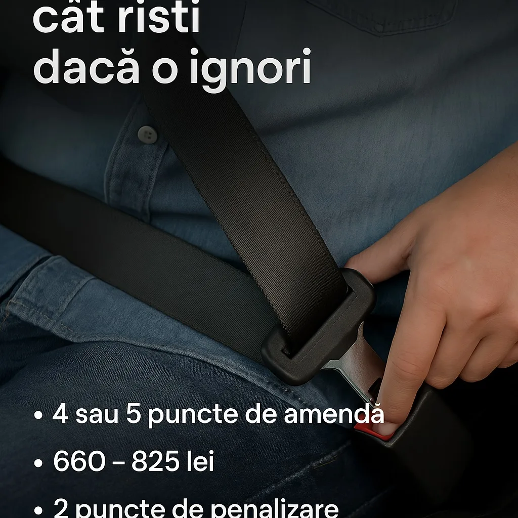 Amenda centură cât riști dacă o ignori Amenda centură cât riști dacă o ignori