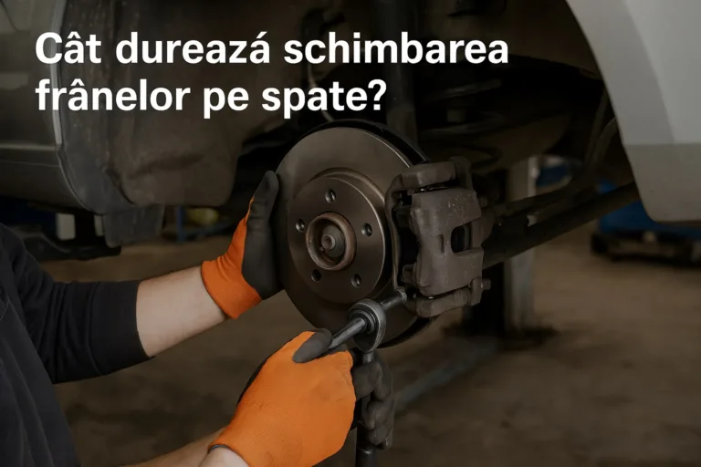 Cât durează schimbarea frânelor pe spate