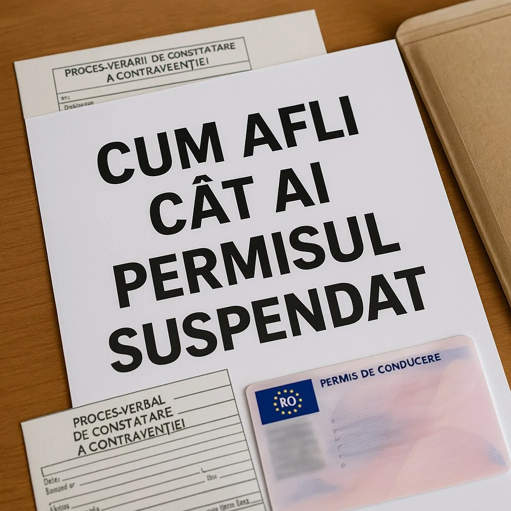 Cum afli cât ai permisul suspendat – simplu și clar Cum afli cât ai permisul suspendat – simplu și clar