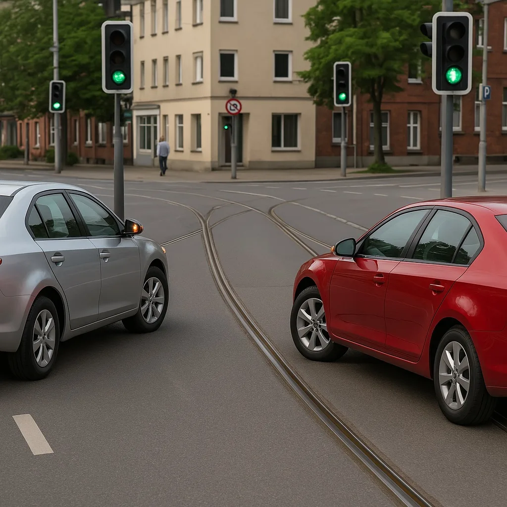 Viraj stânga din sens opus – când cedezi rândul Viraj stânga din sens opus – când cedezi rândul