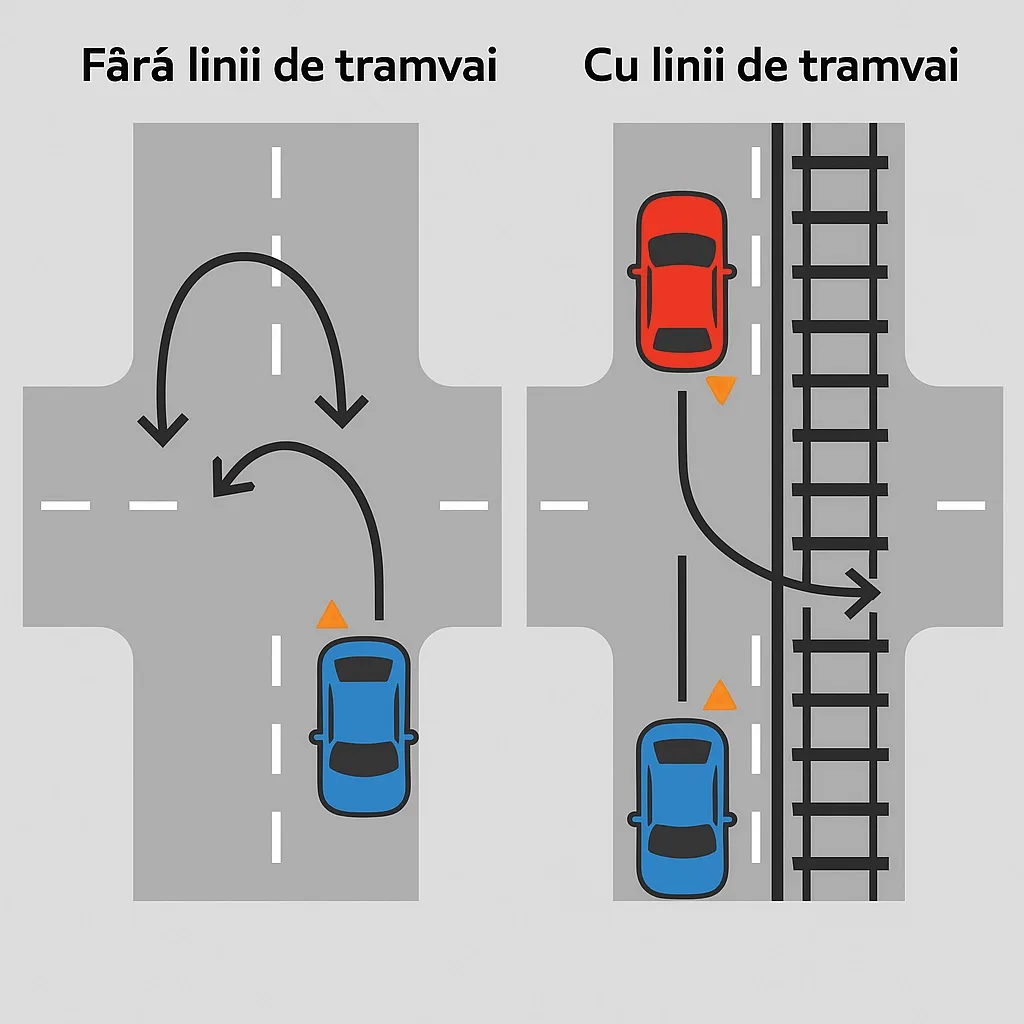 Viraj stânga din sens opus – când cedezi rândul Viraj stânga din sens opus – când cedezi rândul