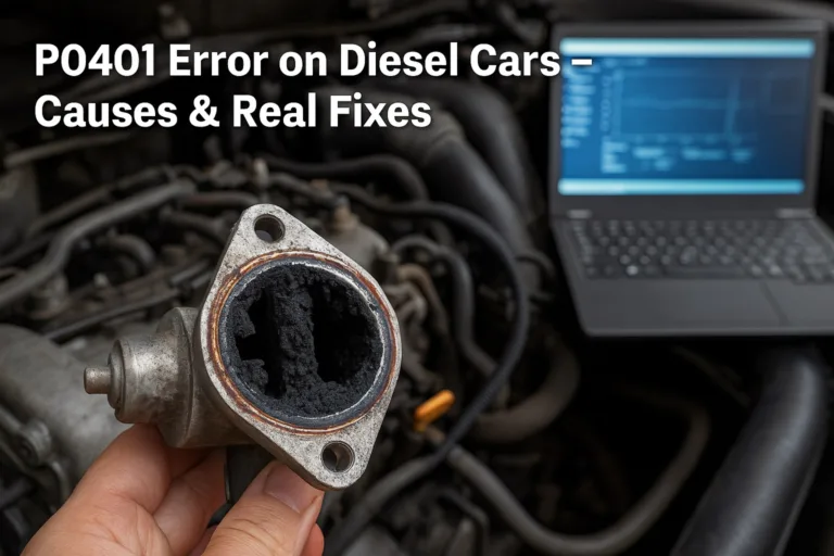 P0401 Error on Diesel Cars – Causes & Real Fixes