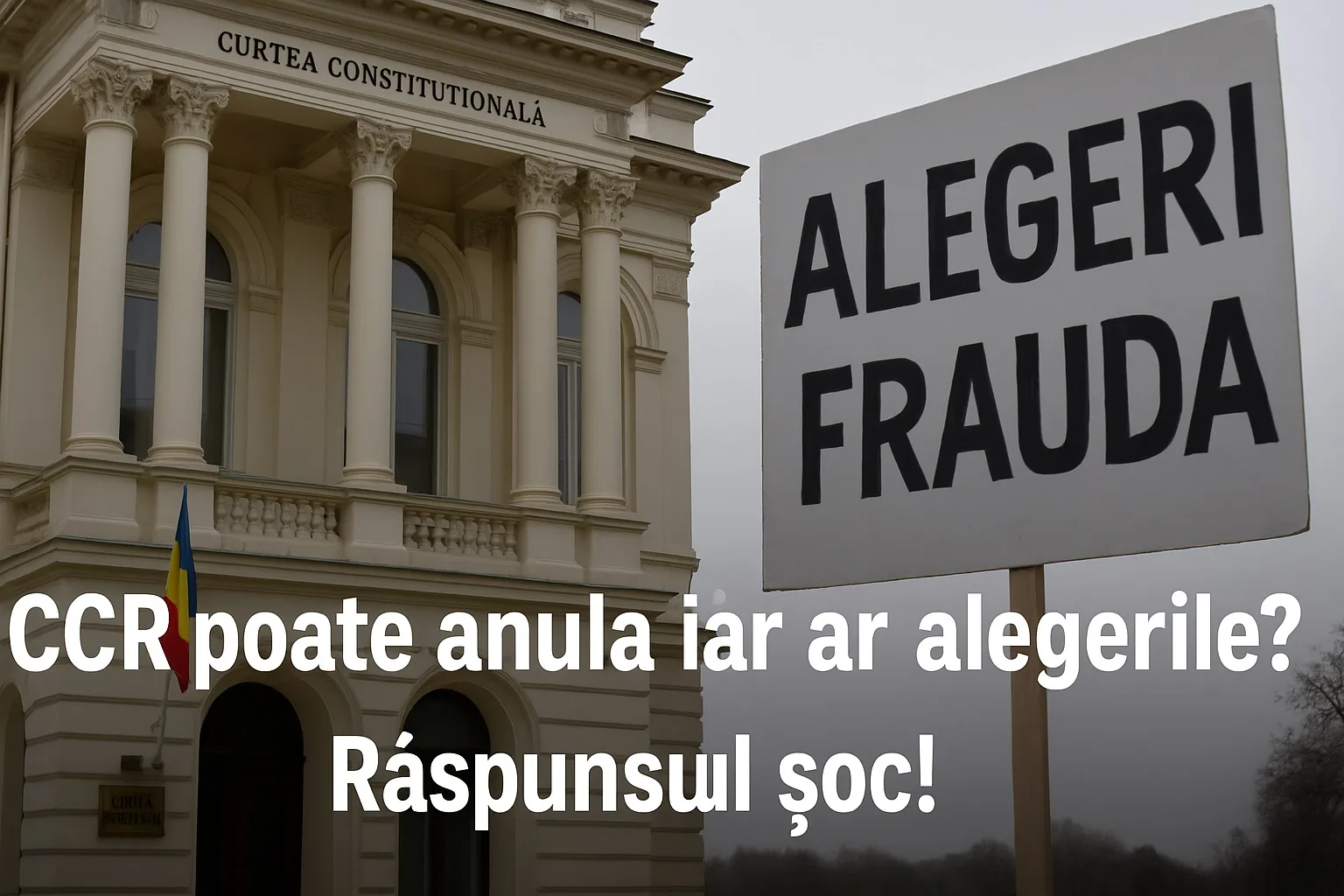CCR poate anula iar alegerile Răspunsul șoc! CCR poate anula iar alegerile Răspunsul șoc!