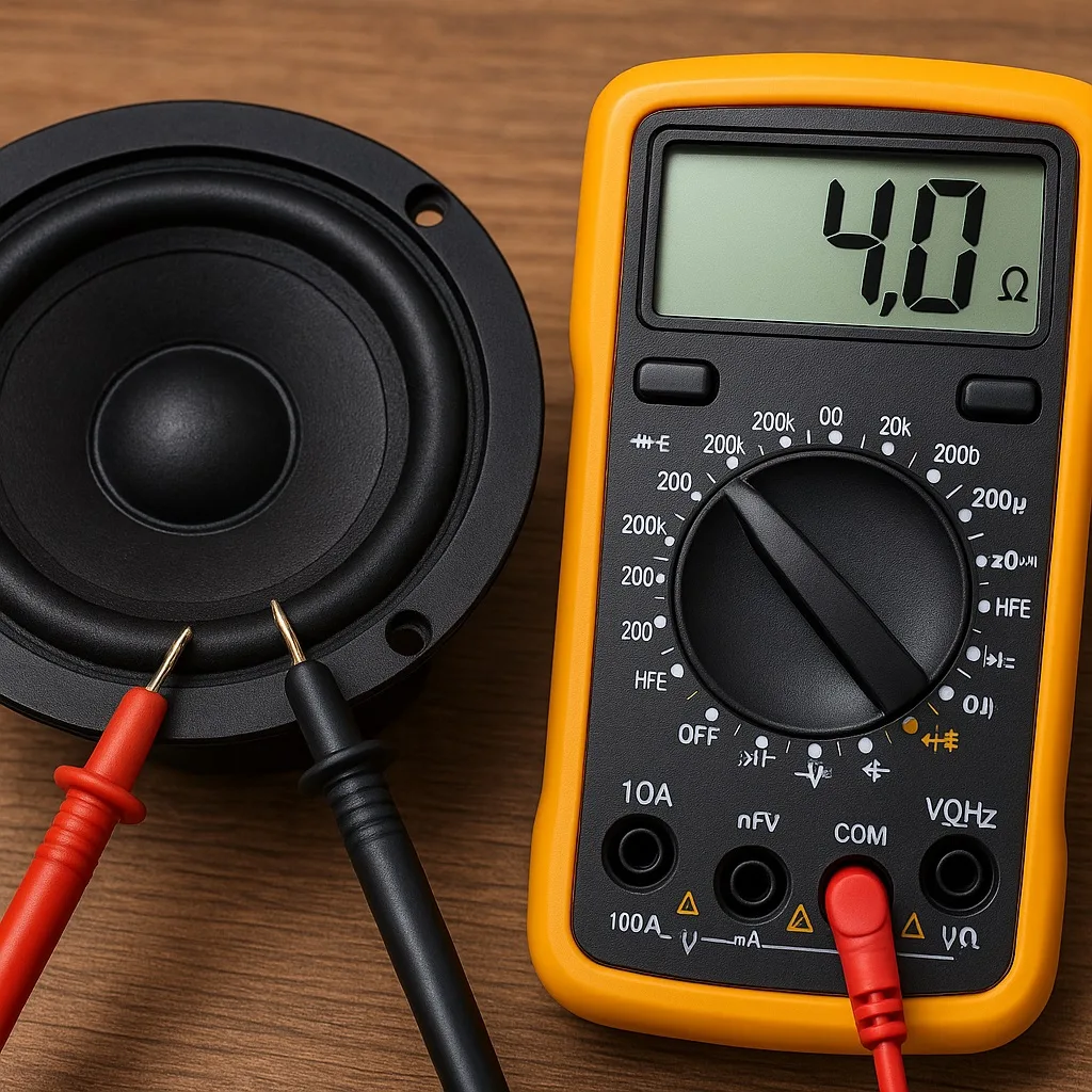 Cum Verifici Impedanța Boxei cu Multimetrul Cum Verifici Impedanța Boxei cu Multimetrul