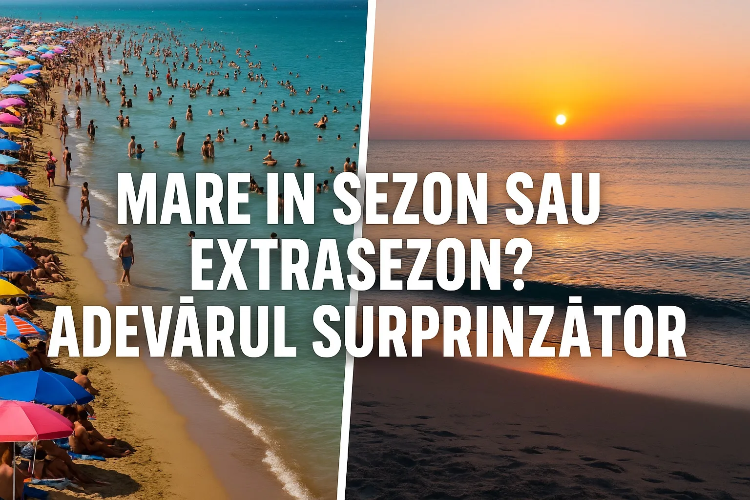 Mare în sezon sau extrasezon Adevărul surprinzător Mare în sezon sau extrasezon Adevărul surprinzător