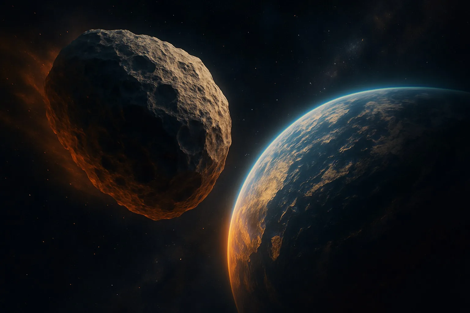 NASA avertizează asteroid uriaș trece pe lângă Pământ NASA avertizează asteroid uriaș trece pe lângă Pământ