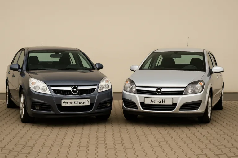 Similarities between Vectra C facelift and Astra H