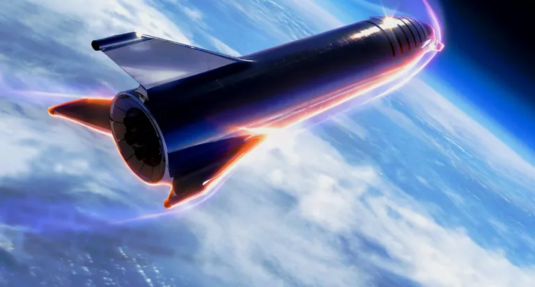 Starship reentry Earth SpaceX 1 crop 5 edit 1