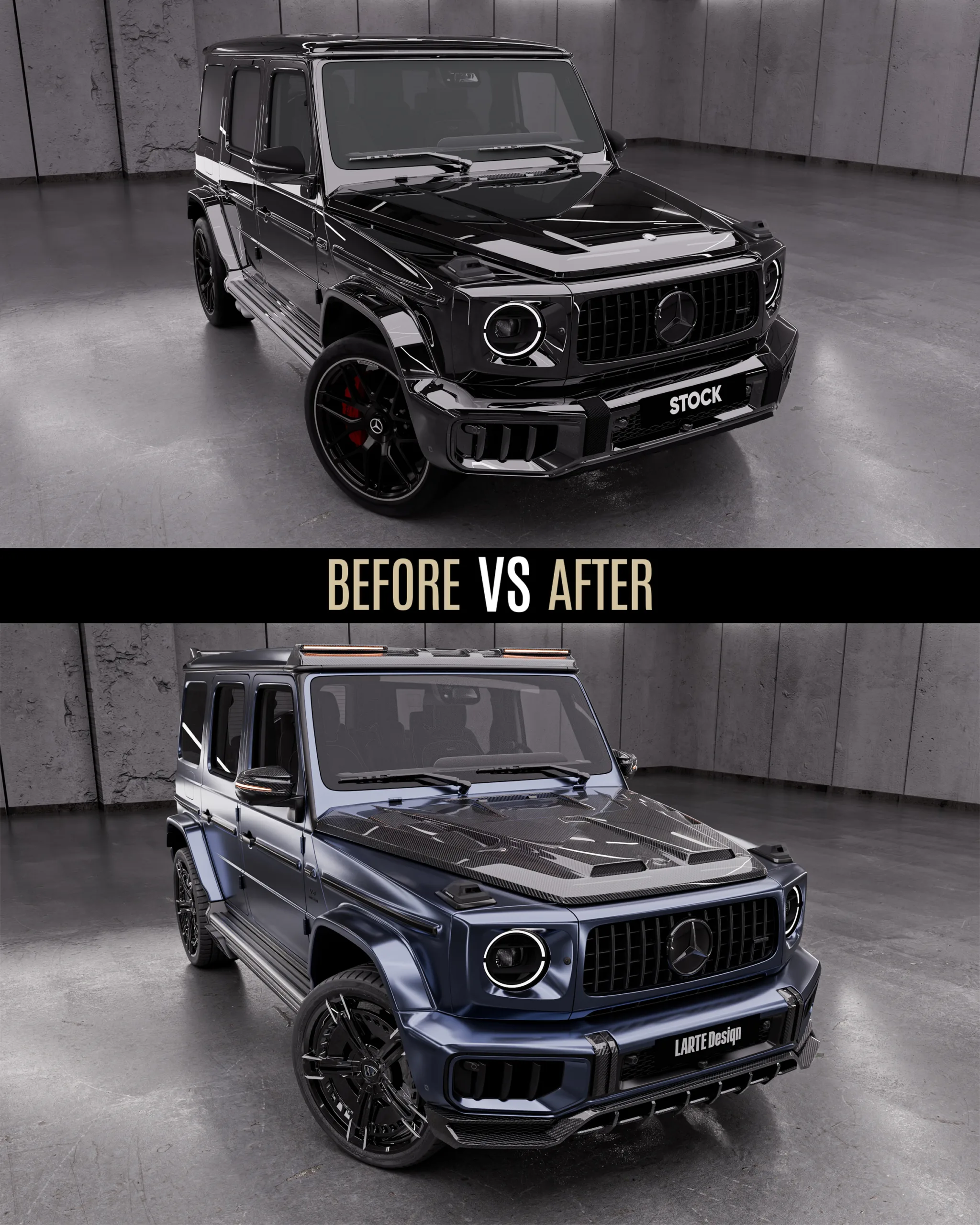 stock vs G class mar