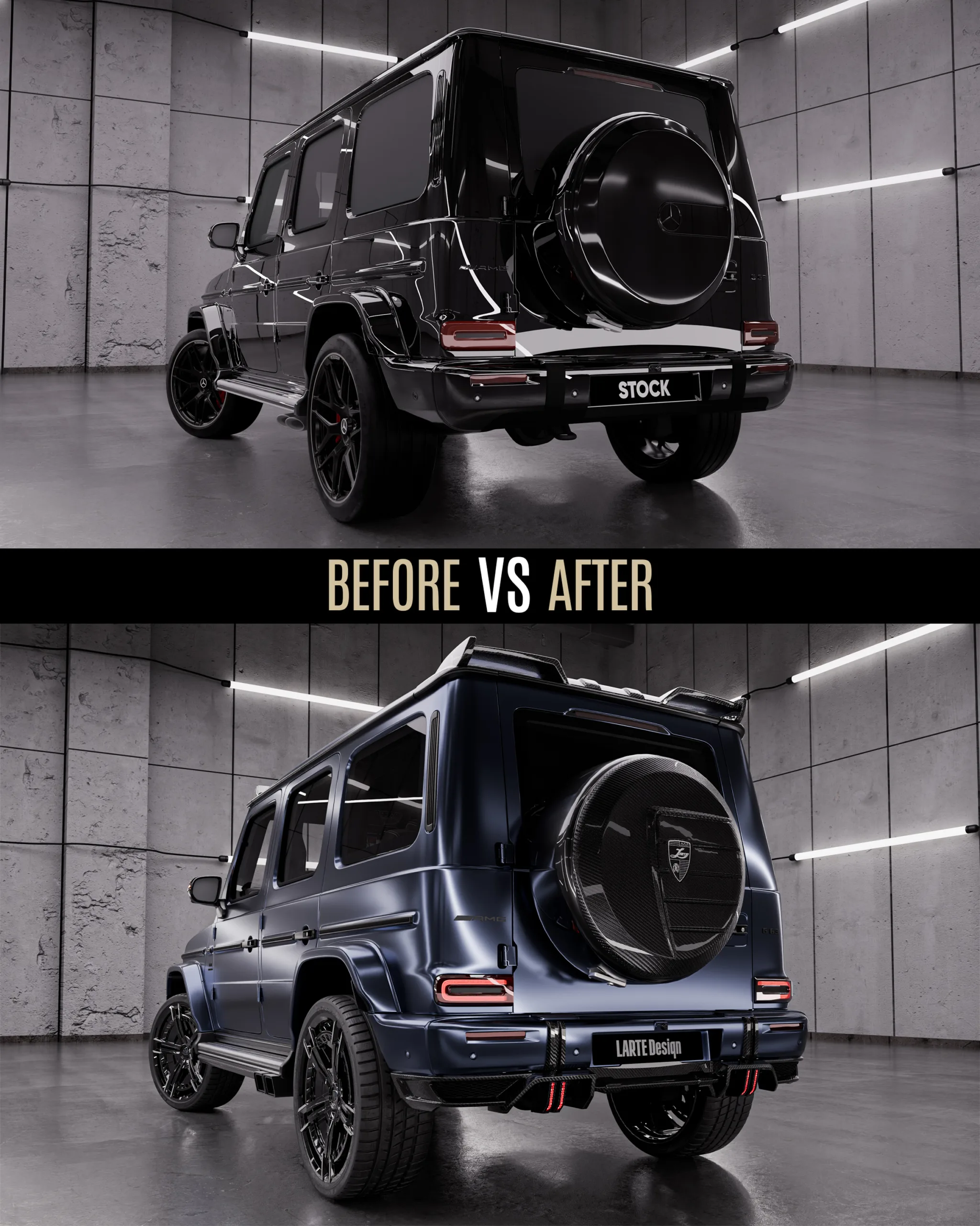 stock vs G class mar