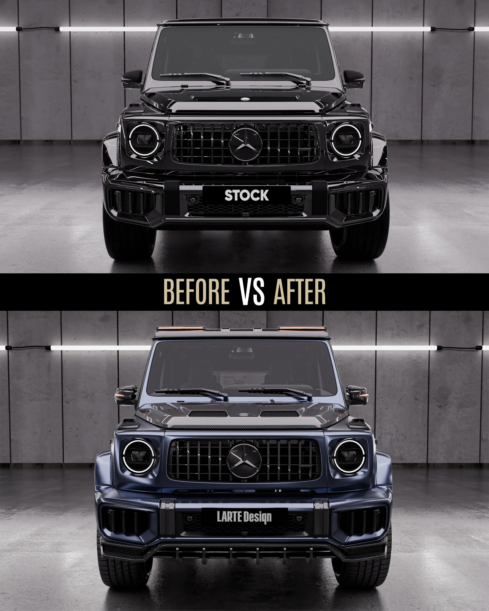 stock vs G class mar