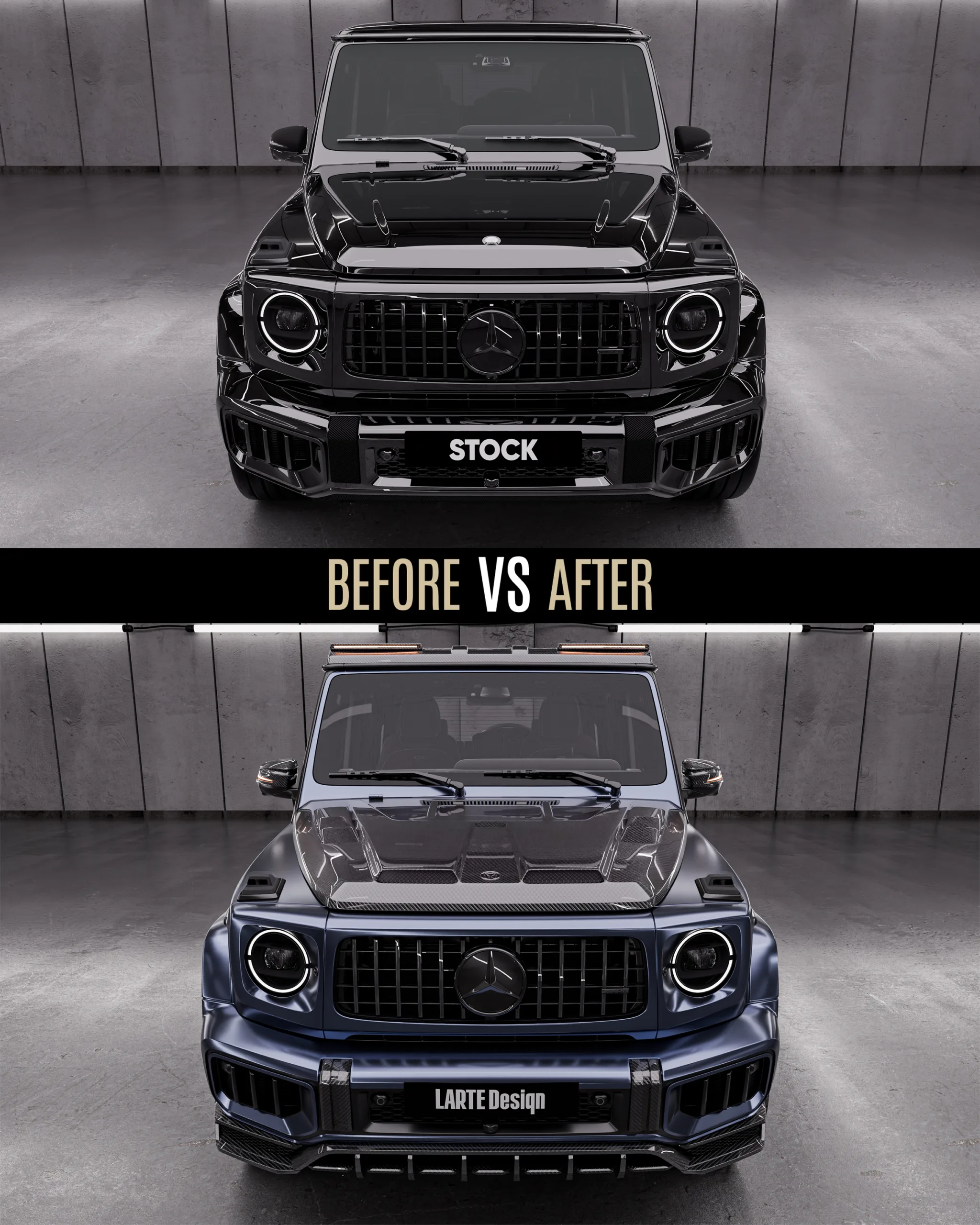 stock vs G class mar
