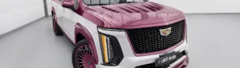 escalade white pink studio wide