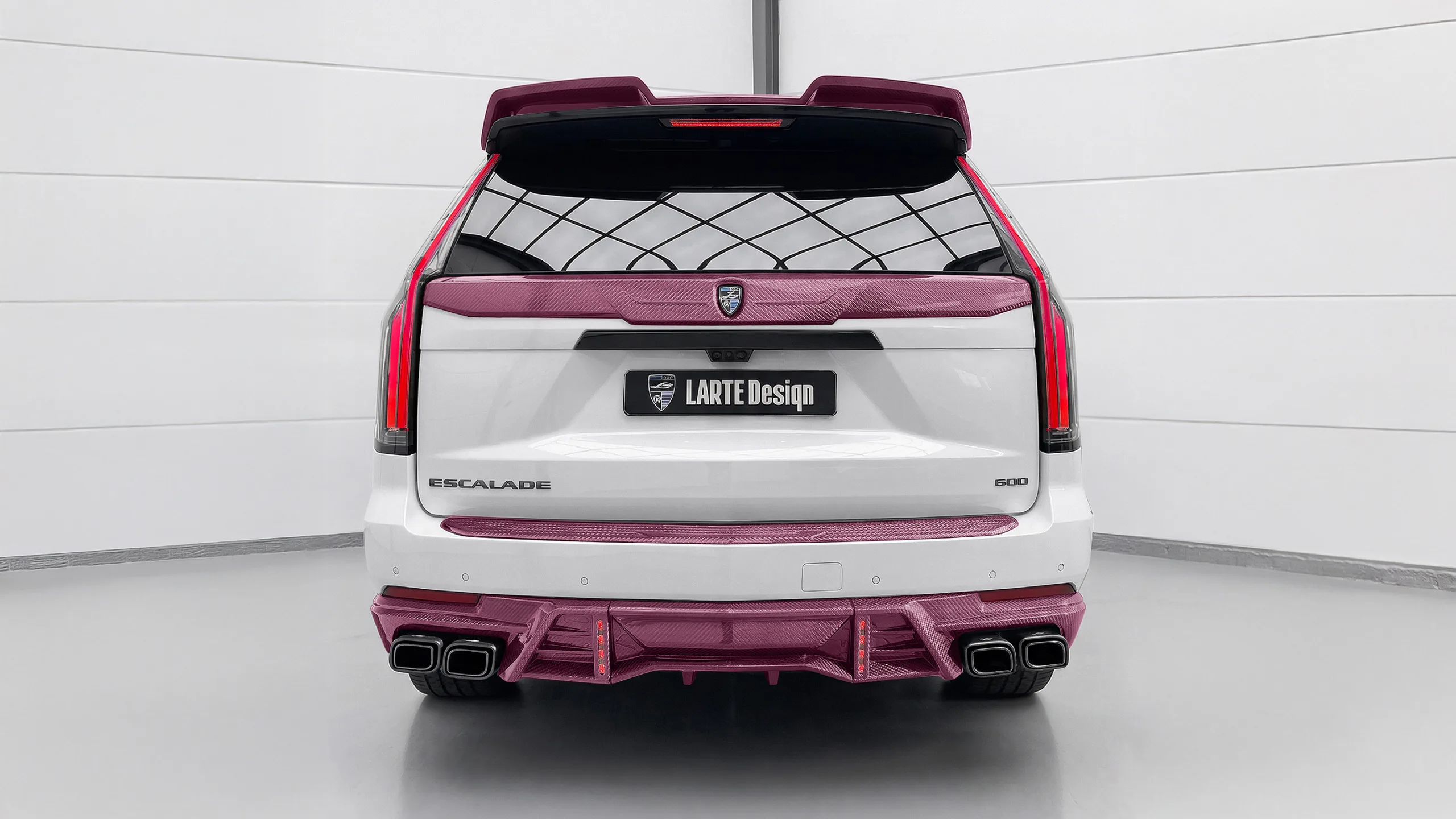 escalade white pink studio wide