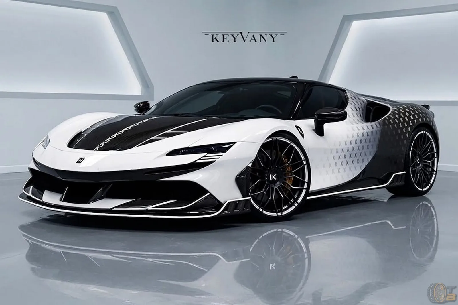 Keyvany White Shadow Ferrari SF Tuning