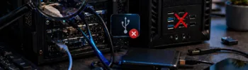 Probleme USB într un spațiu tech