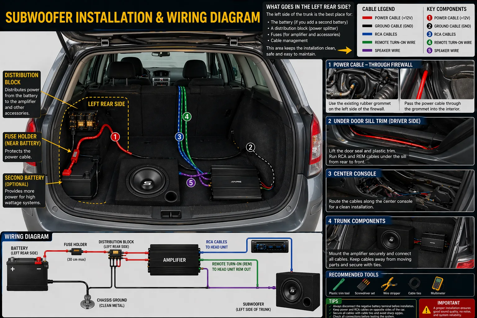 subwoofer diagram schematics subwoofer diagram schematics