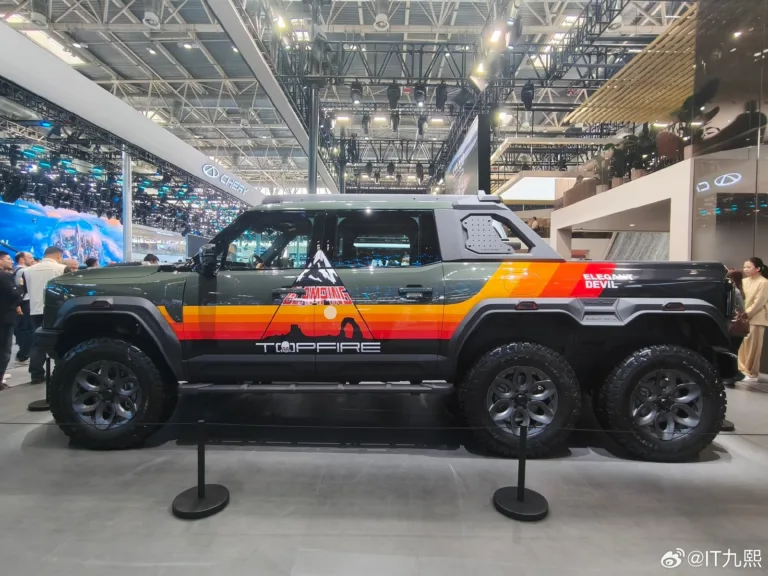 Jetour F700 TopFire 6×6 Revealed: A 950HP Hybrid Beast