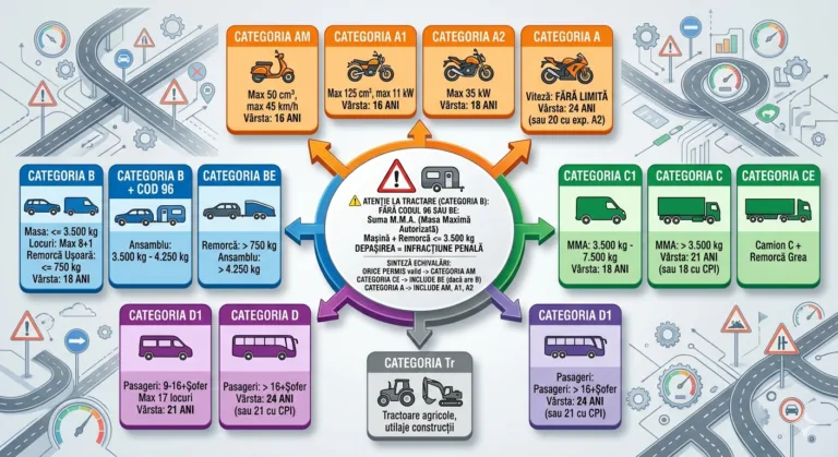 Clasificare Autoturisme și Categorii Permis