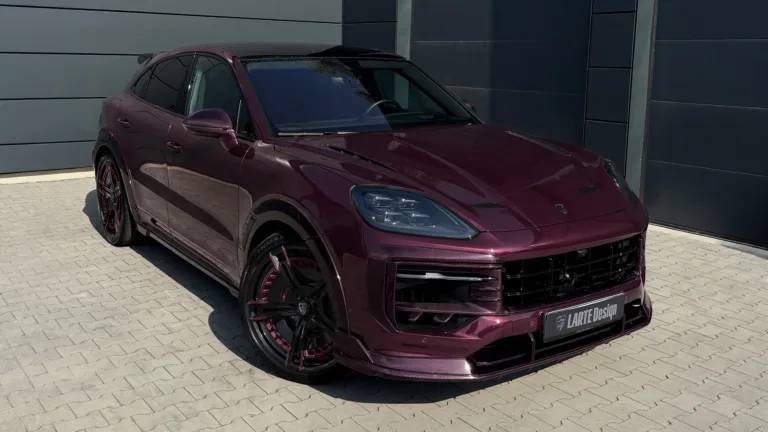 LARTE Design Porsche Cayenne Coupé: Pink Dry Carbon Build