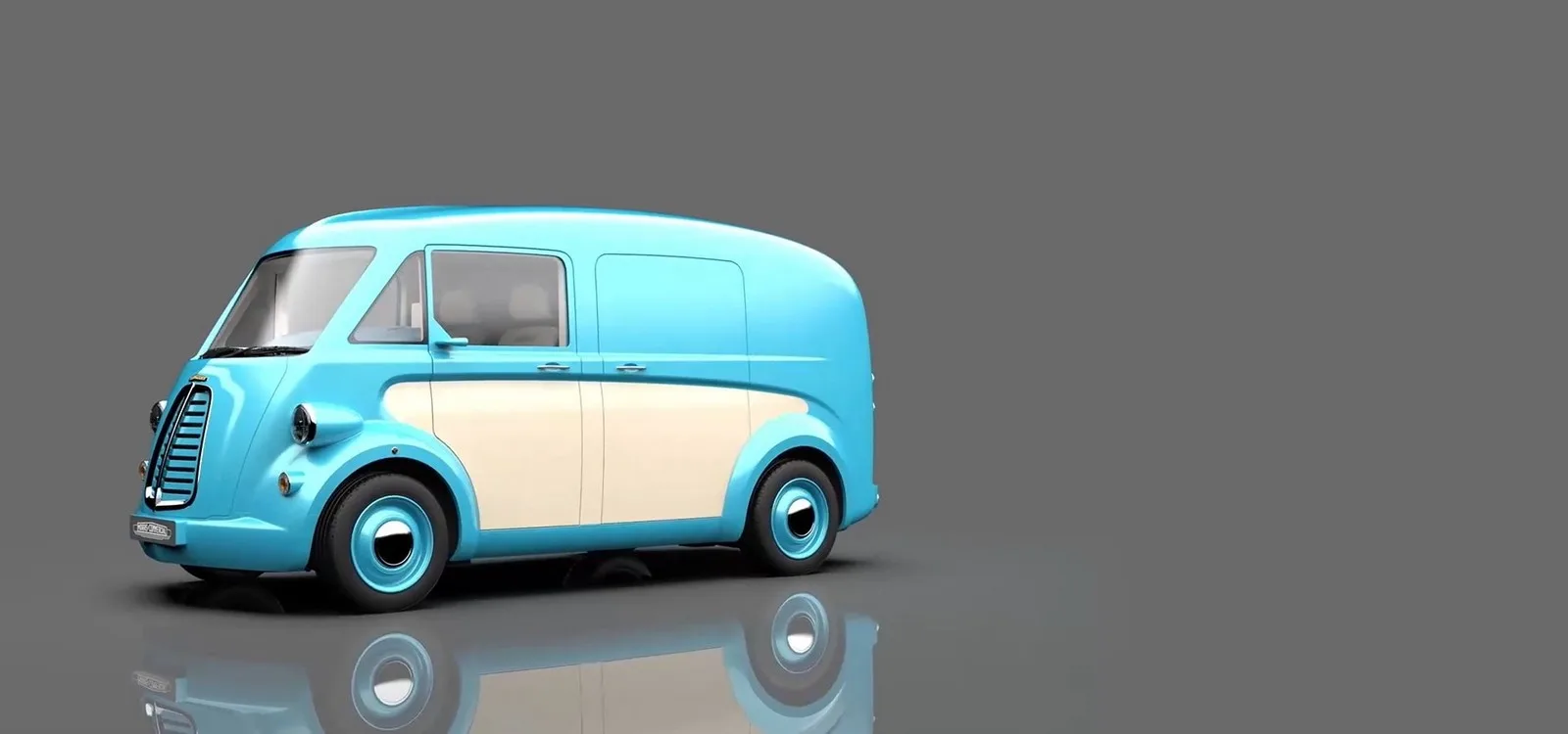 Morris JE Delivery Van Retro E Transporter