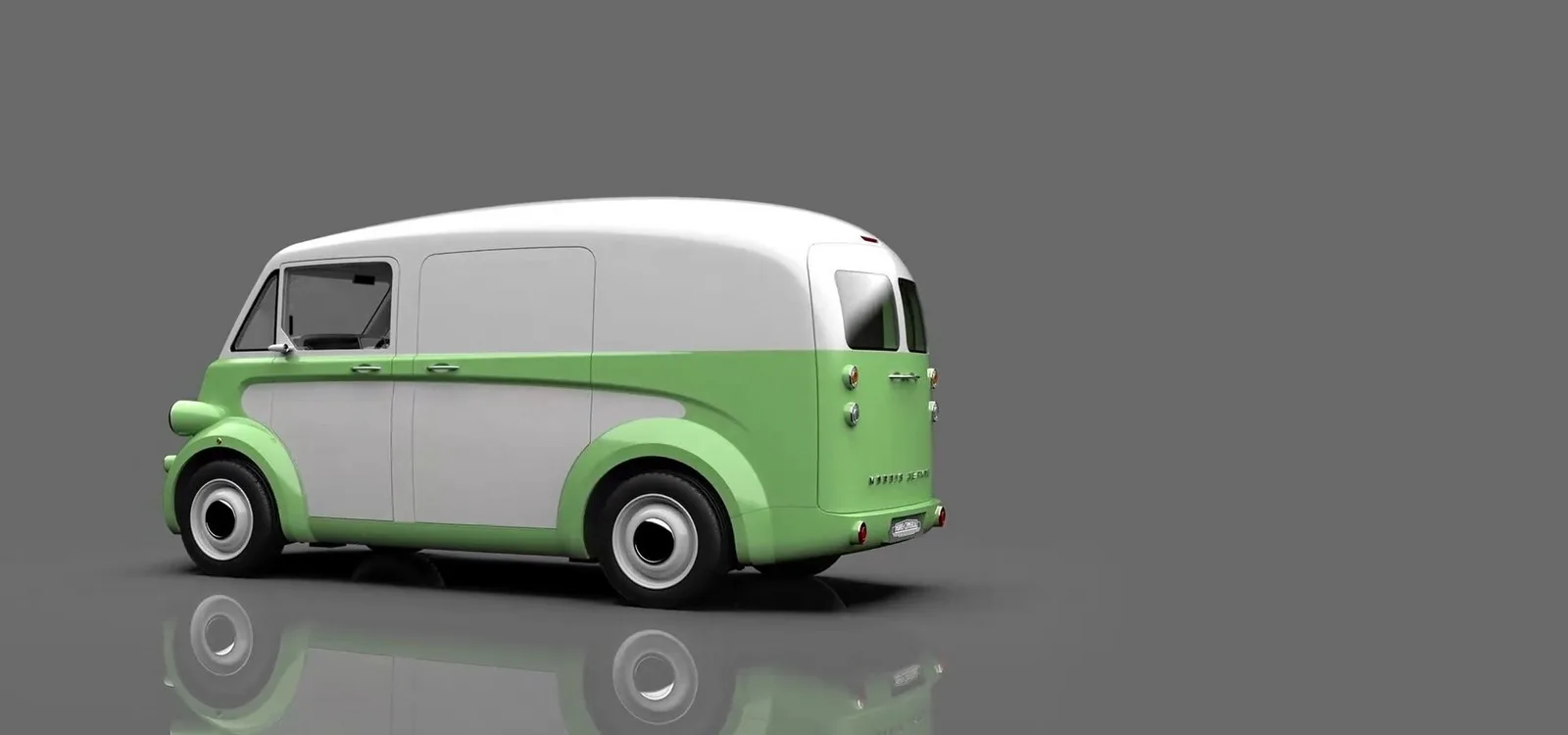 Morris JE Delivery Van Retro E Transporter