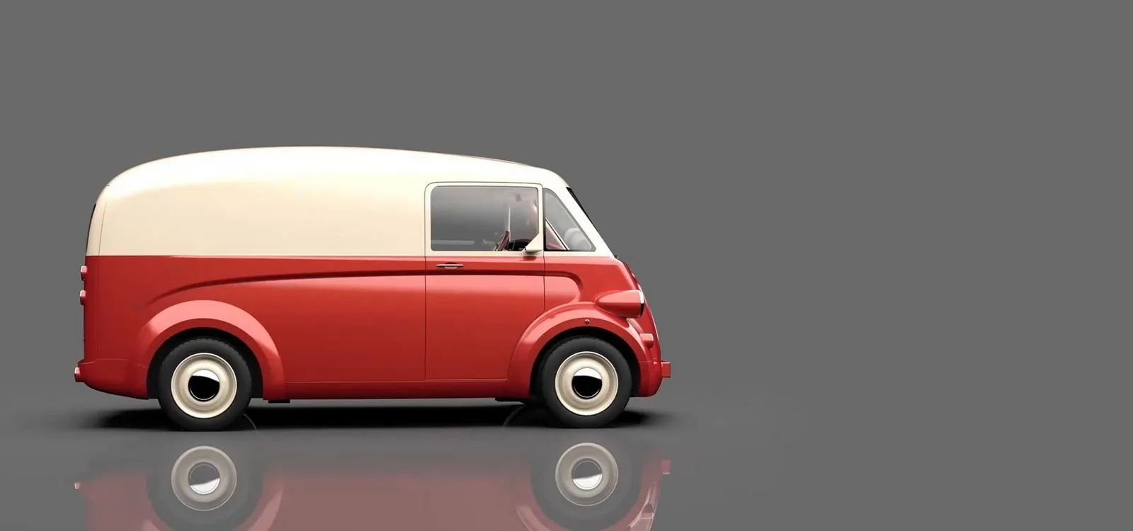 Morris JE Delivery Van Retro E Transporter