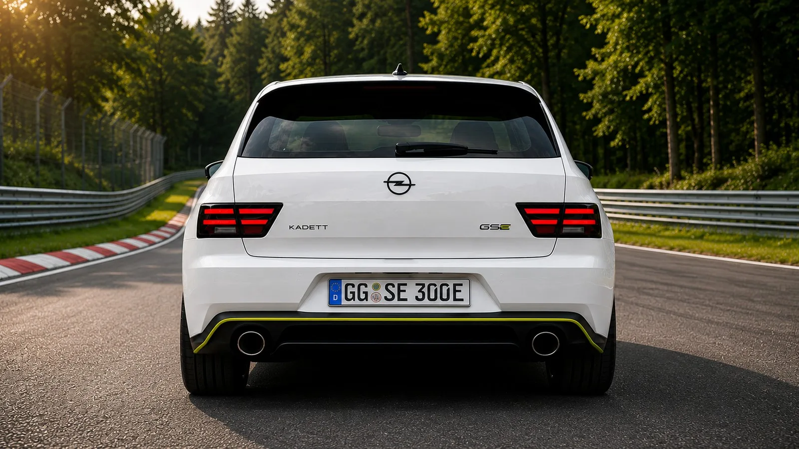 Opel Kadett GSE Rendering Vision