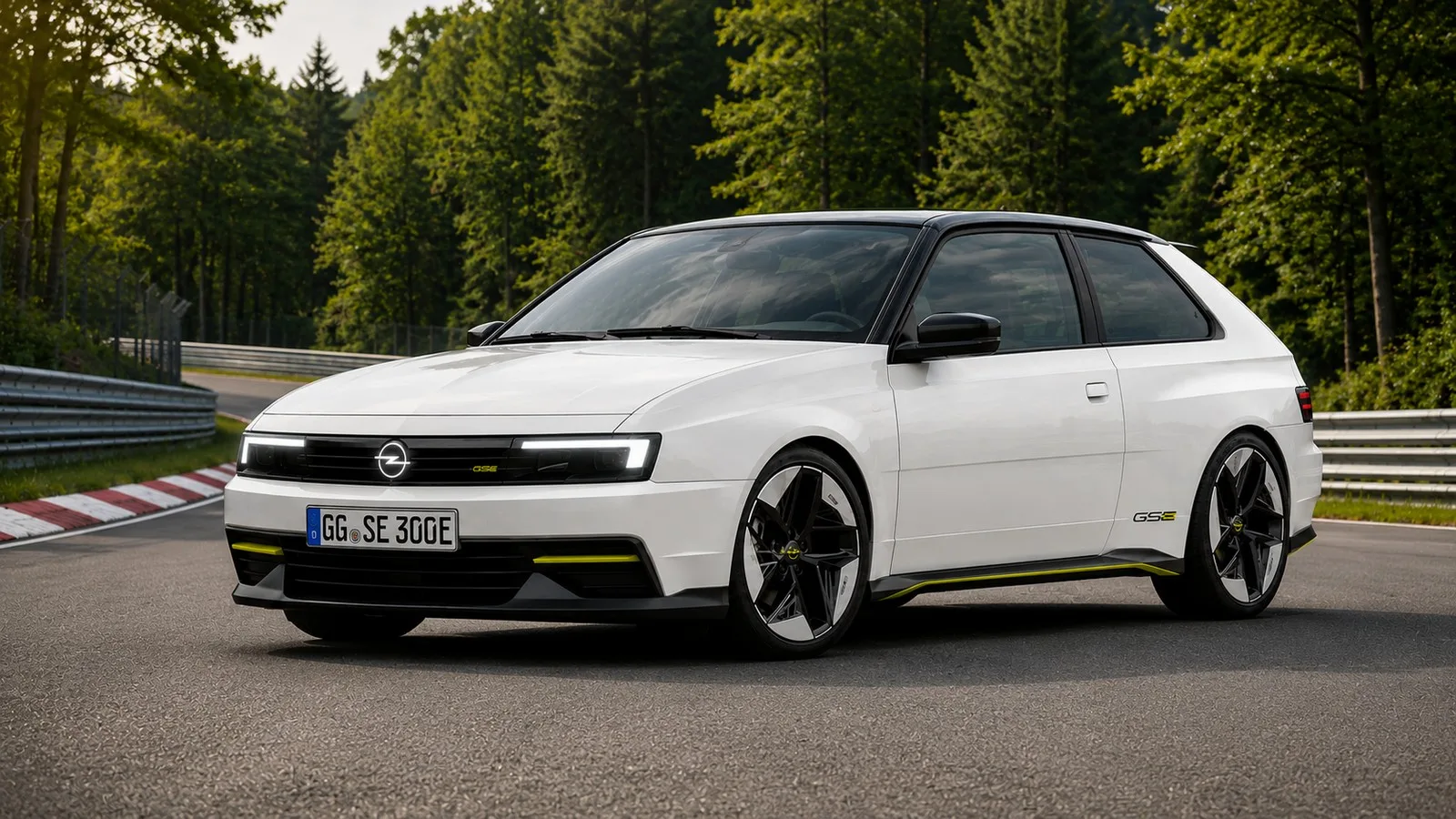Opel Kadett GSE Rendering Vision