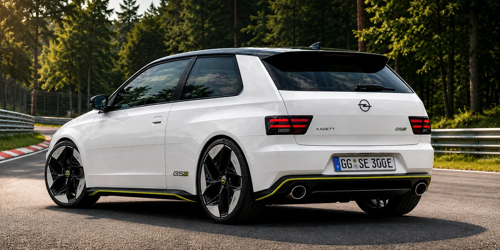 Opel Kadett GSE Rendering Vision