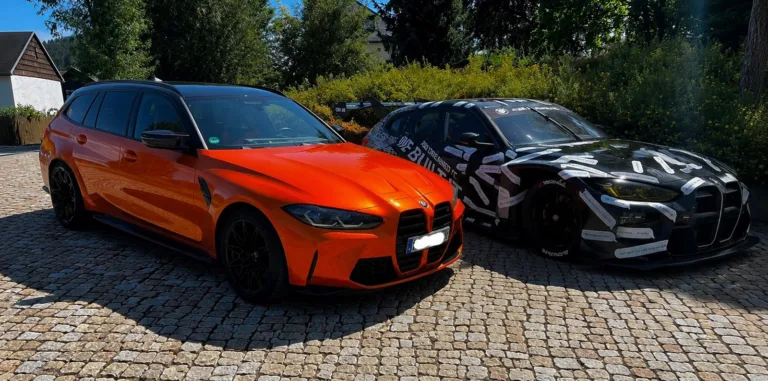 BMW M3 Touring G81 Orange: Racheta de Asfalt cu Design 24H!