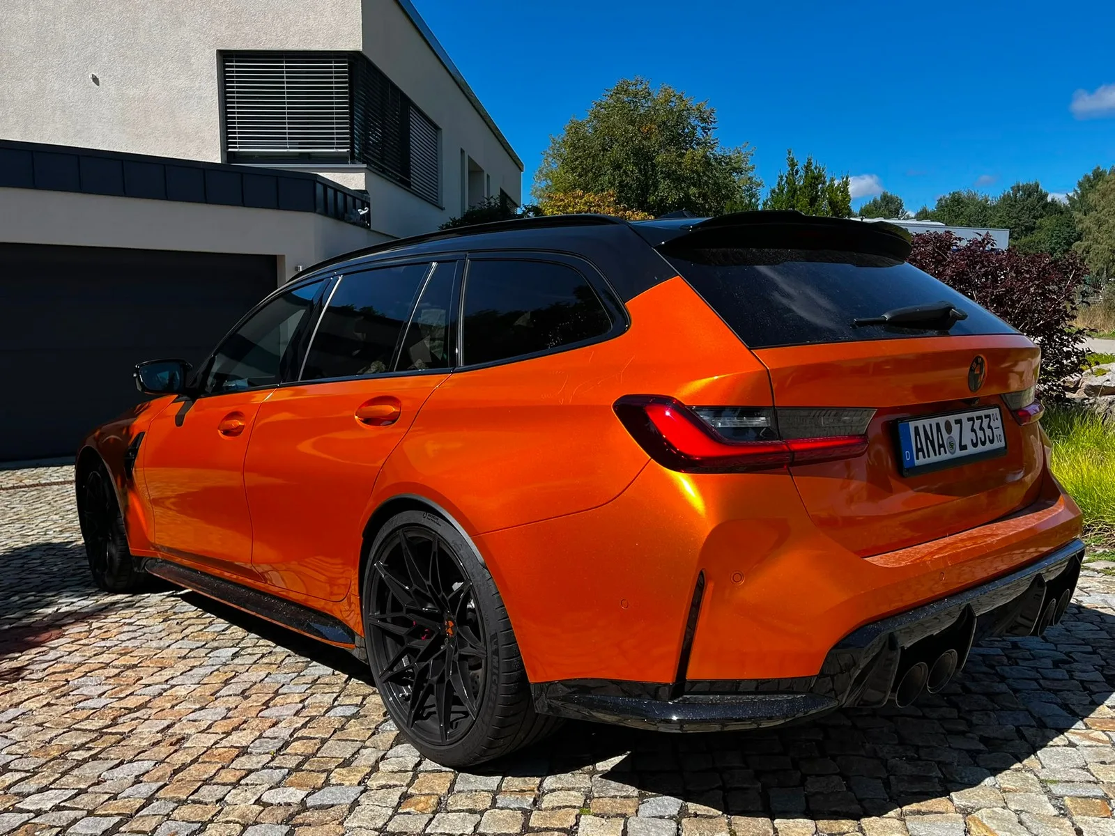 BMW M Touring G Metallic Orange Vollfolierung
