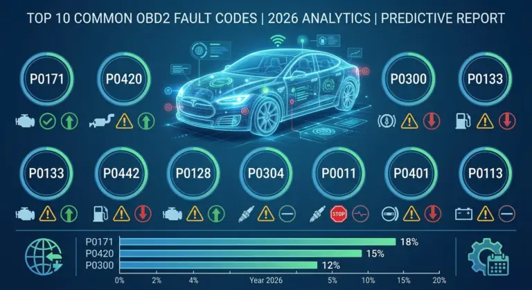 Top 10 Coduri OBD2 Care Apar Cel Mai Des