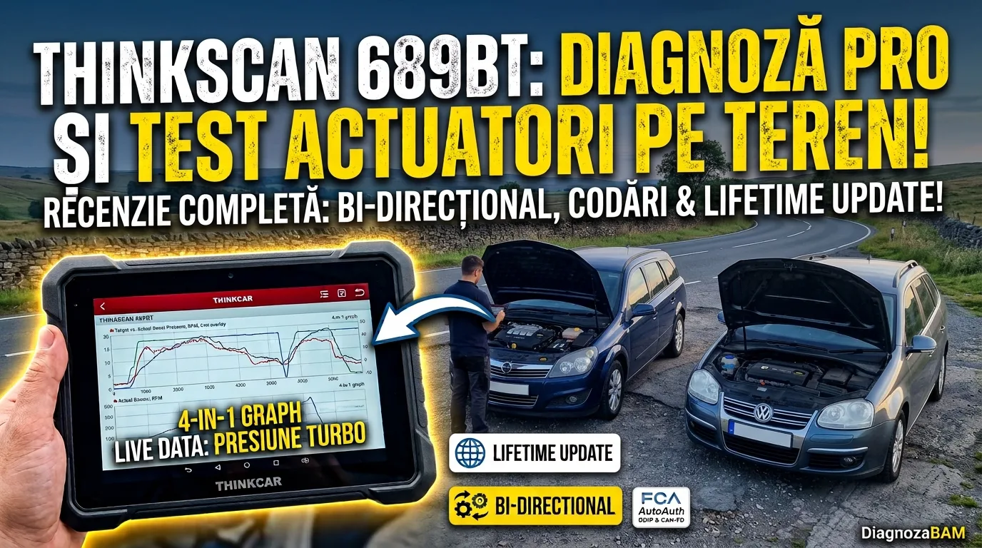 THINKCAR THINKSCAN BT review diagnoza bam ro