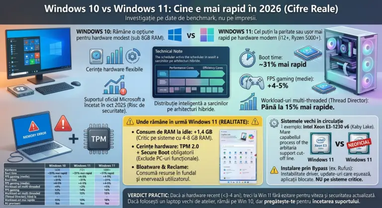 Windows 11 vs Windows 10: Cine E Mai Rapid?